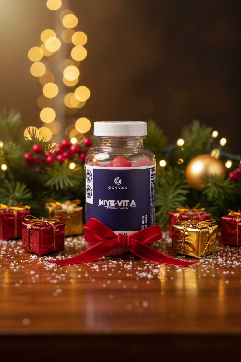 NIYE-VIT A GUMMIES - This Is a Premium Herbal Dietary Supplement That Supports Respiratory Health and Overall Lung Function Naturally.