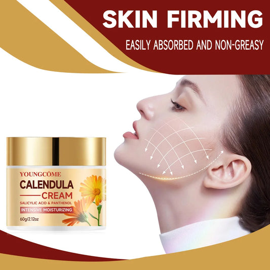 Calendula face and neck moisturizing face cream,Anti Aging Shrink Pore Whitening Cream Wrinkles Firming Skin Care Improves skin
