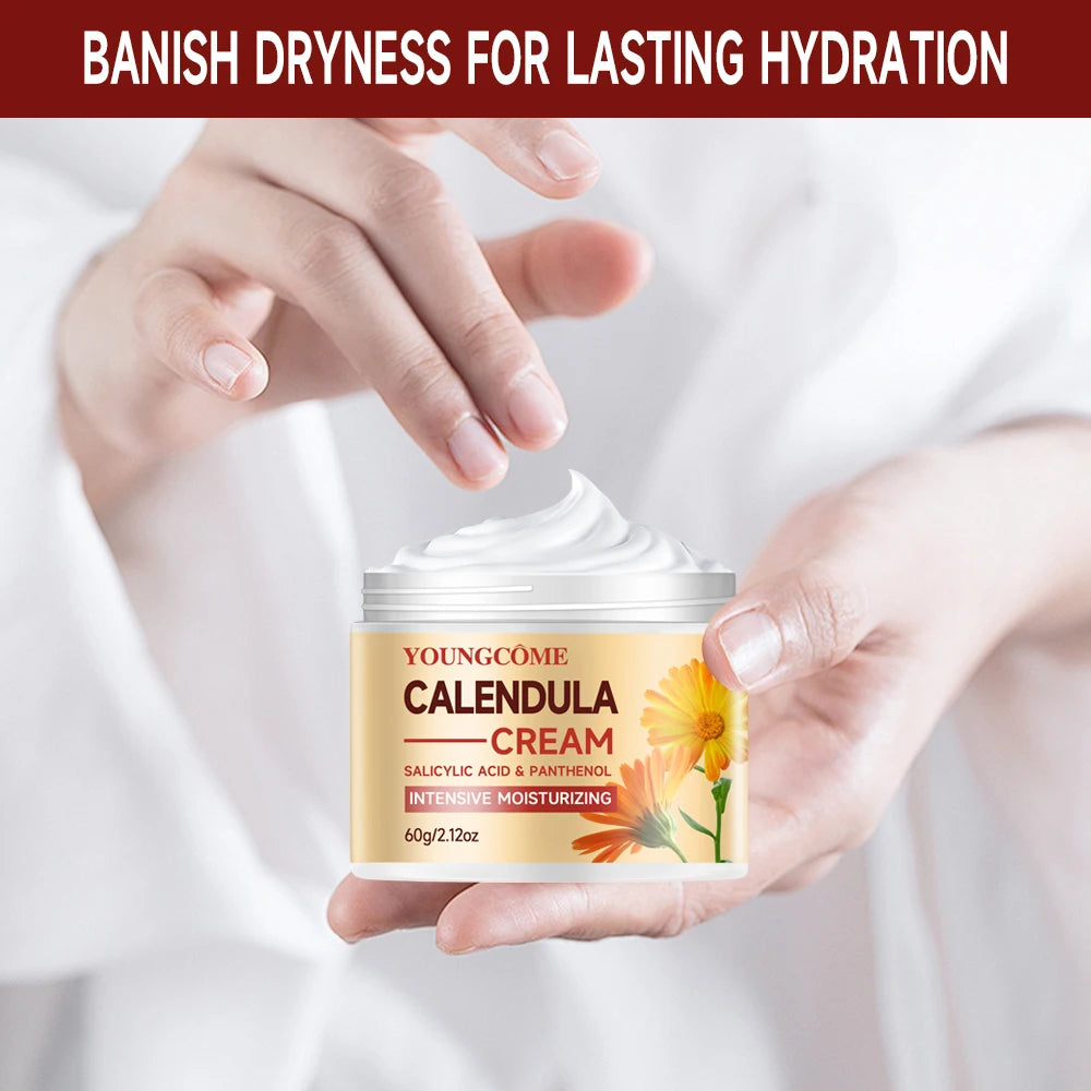 Calendula face and neck moisturizing face cream,Anti Aging Shrink Pore Whitening Cream Wrinkles Firming Skin Care Improves skin