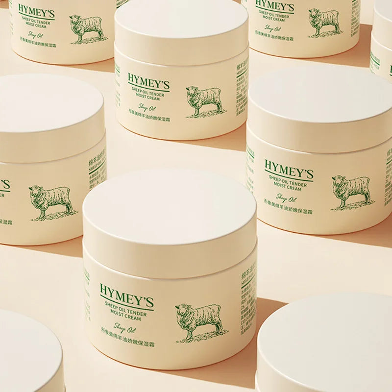 Face Cream Lanolin Cream Sheep Oil Hydrating Moisturizing Refreshing Not Greasy Smoothing Face Cream Multi Effect Repairing