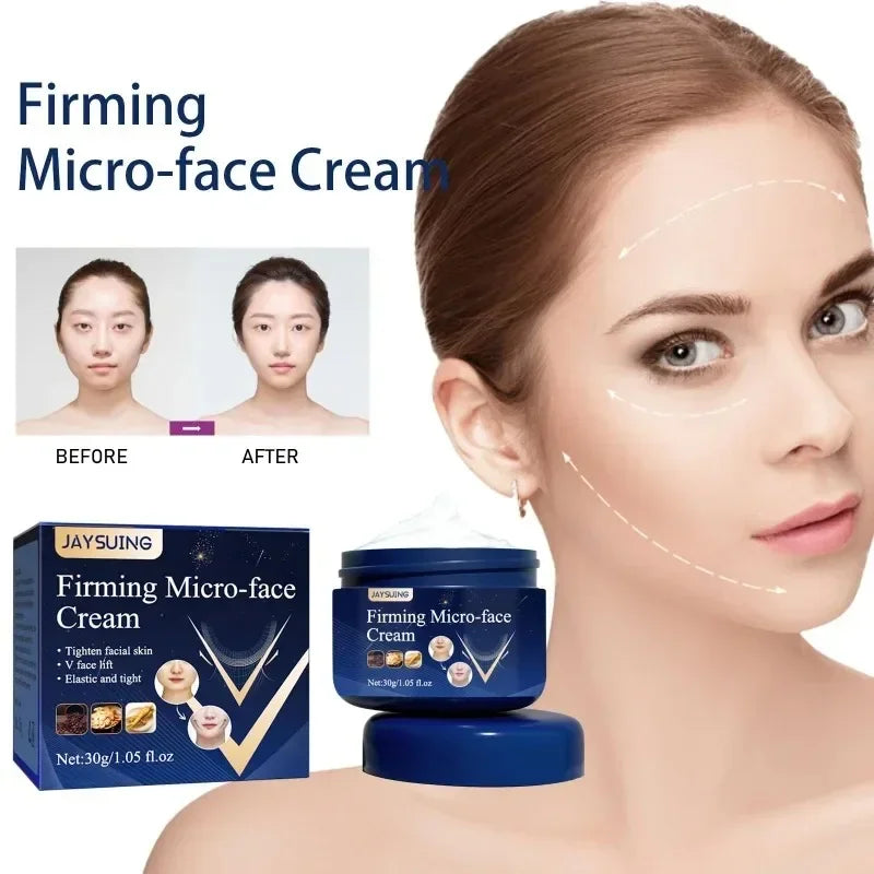 Face-lift Slimming Cream Slimming Firming V-Shape Removal Masseter Muscle Double Chin Face Fat Burning Anti-aging Products 30g